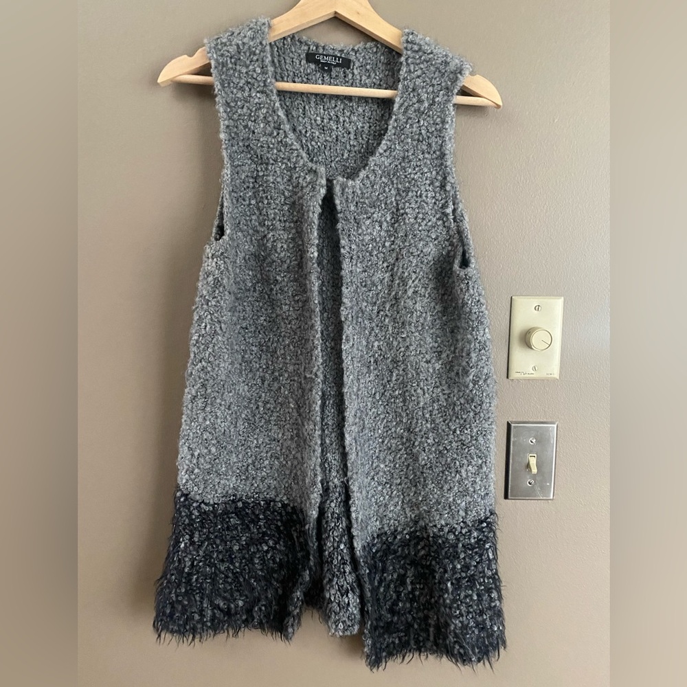 Gemelli Wool/Mohair/Alpaca Blend Sweater Vest